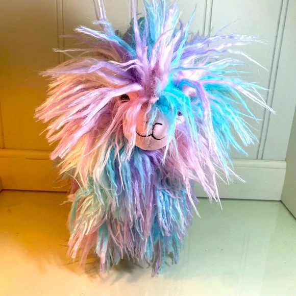 Jellycat Toys Jellycat Lovely Llama Pastel Shaggy Retired